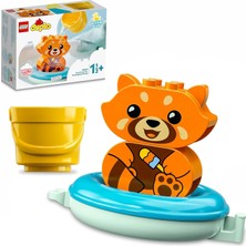 Meks Lego® Duplo® Ilk Banyo Zamanı Eğlencesi: Yüzen Kırmızı Panda 10964-18 Ay ve Üzeri Okul Öncesi Yaşta