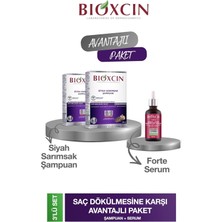 Meks Bioxcin Sarımsak Şampuanı 300 ml 2 Adet + Bioxcin Forte Serum 50 Ml, Saç Dökülmesine Karşı Set