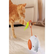 Meks Ti̇neke Hareketli Robot Interaktif Kedi Oyuncağı Tüylü Araba