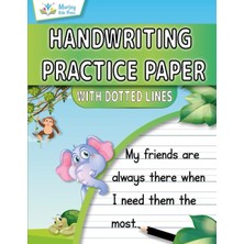 Meks Independently Published Handwriting Practice Paper With Dotted Lines