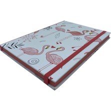 Meks Flamingo Çizgisiz Defter