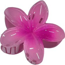 Meks Lotus Saç Tokası Kelebek Mandal Kapmalı 7-8 cm A.pembe
