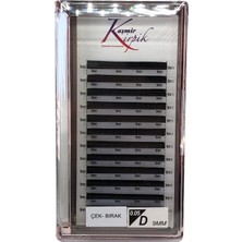 Meks Çek- Birak D Kıvrım 0.05 mm 9 Numara Tek Boy Kirpik