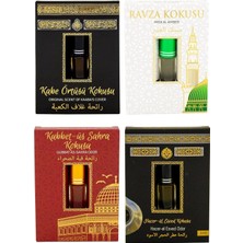 Meks Kabe Örtüsü Kokusu Medine Ravza Kokusu Kubbetül Sahra Kokusu ve Hacerül Esved Kokusu Alkolsüz Esans