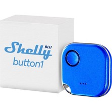 Meks Shelly Blu Button1 | Bluetooth Kontrollü Eylem ve Sahne Etkinleştirme Düğmesi Mavi | Ev Otomasyonu