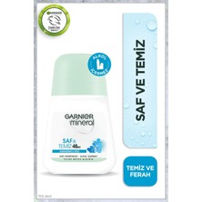 Meks Garnier Mineral Saf&temiz Arındırıcı Etki Roll-On Deodorant