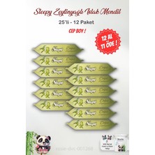 Meks 12 Al 11 Öde Sleepy Doğal Zeytinyağlı Islak Mendil 25'li ve Rosie