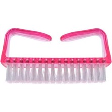 Meks Tırnak Toz Fırçası Pembe