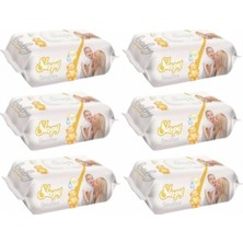 Meks Sleepy Islak Havlu 90 Yaprak 6'lı Set