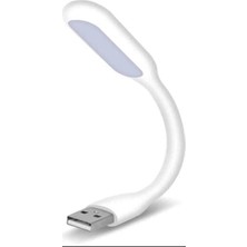 Meks Sanec USB LED Lamba Katlanabilir Notebook Kitap Okuma Klavye Aydınlatma Beyaz