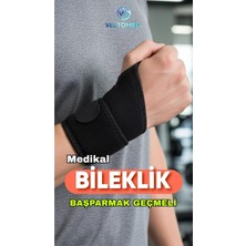 Meks Başparmak Destekli Bilek Bandajı Atelsiz. Günlük Kullanım, Sporcu,fitness, Bilek Ağrıları