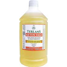 Meks Terlans Keten Yağı Resim Yağı Ahşap Koruyucu 1000 ml Linseed Oil