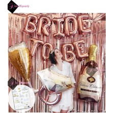 Meks Bkmc Bride To Be Bekarlığa Veda Partisi Balon Süsleme Rose Gold Rosegold BMCNM279