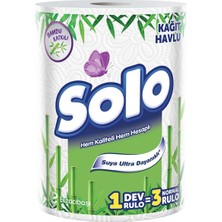 Meks Solo Bambu Dev Rulo Havlu 1=3
