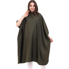 Meks Penuar Saç Kesi̇m Önlüğü Poly.kumaş Exclusive Haki̇