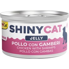 Meks Gimcat Shinycat Konserve Kedi Maması - Tavuklu Karidesli 70 gr