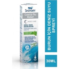 Meks Sinomarin Cold & Flu Relief Sprey, 30 Ml, Burun Bakımı