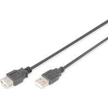 Meks Digitus AK-300202-050-S USB 2.0 5 Metre Uzatma Kablosu