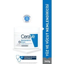 Meks Cerave Nemlendirici Krem, Seramid ve Hyaluronik Asit Içeren, Kuru Ciltler Için, 340 G