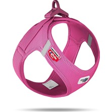 Meks Vest Harness Curli Clasp Air-Mesh Fuchsia L