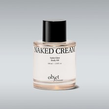 Meks Kundal, Yapışkanlık Hissi Bırakmayan Saten Bitişli Vücut Yağı Satin Glow Body Oil (Naked Cream)