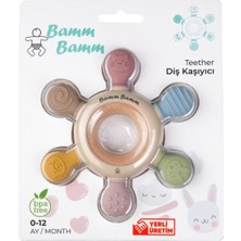 Meks Bamm Bamm Diş Kaşıyıcı Yerli Üretim Silikon Hafif ve Rahat Kavranır