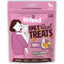 Meks Fitfeed Freeze-Dried Çiğ Tavuk Ciğer Köpek Ödül Maması 40G