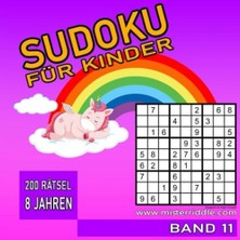 Meks Sudoku Für Kinder - 200 Rätsel - 8 Jahren - Band 11