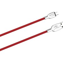 Meks ZR-LS411 Micro USB Kablo Kırmızı