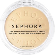 Meks Sephora Mattifying Finishing Powder-Uzun Süre Kalıcı Ince Yapılı Mat Bitişli Pudra 10G, 01 Fair Yel