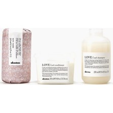 Meks Davines Love Curl Dalgalı Saçlar Için Bakım Seti, 250 ml Şampuan + Krem + Curl Building Serum