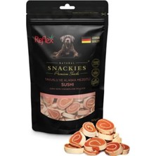 Meks Reflex Snackies Tavuklu Alaska Mezgitli Kurutulmuş Et Köpek Ödülü 90GR