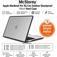 Meks Mcstorey Macbook Pro 16.2 Inç Kılıf A2485 A2780 A2991 A3403 A3186 A3428 A3429 Uyumlu Rugged Armor S
