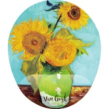 Meks Van Gogh Ayçiçekler Natürmort Bilek Destekli Mouse Pad