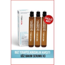 Meks New Well 3 Adet Buz Terapisi Kırışıklık Karşıtı Göz Bakım Serumu 10ML, T10199