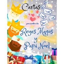 Meks Cartas Para Escribir A Los Reyes Magos Y Papá Noel. ¡páginas De Colores! Sobres De Papel. Felicitac