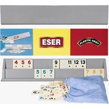 Meks Eser Plastik Okey Takımı Büyük Boy