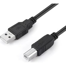 Meks Primex PX-Y15 1.5 Metre Siyah USB Yazıcı Kablosu, Usb-A To Usb-B Printer Kablo, Yazıcı Tarayıcı Fot