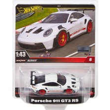 Meks Hot Wheels 1:43 Premium Arabalar - Porsche Gt3-Rs Çok Renkli