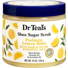 Meks Dr.teals Prebiotic Lemon Balm Shea Sugar Scrub Vücut Peelingi 538GR
