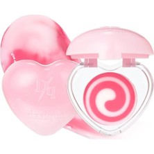 Meks Dasique Renkli Parlak Bitişli Nemlendirici Dudak Balmı Candy Rolling Pot (#02 Pink Puff)