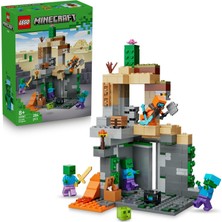 Meks LEGO Minecraft Zombi Zindanı 21587-8 Yaş ve Üzeri Çocuklar Için Wasteland Gezgini Minifigürü ve 3 Z
