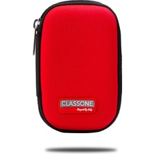 Meks Classone 5.5 Inç HD2001 2.5 HDD Taşıma Çantası, Kırmızı