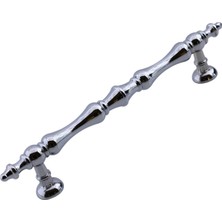 Meks Nilay Krom Metal Kulp 128 mm - 12.8 cm Mobilya Çekmece Mutfak Dolabı Dolap Kulpları Kulbu Kulpu