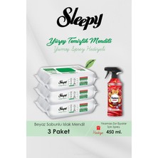 Meks Sleepy 300 Adet Easy Clean Havlu, Amber Oda Kokusu Hediyeli