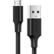Meks Ugreen 2.0 A Usb-A & Micro USB Data ve Şarj Kablosu, 50 Santimetre, Siyah, ACBUGN60135