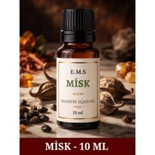 Ems E.M.S MİSK Esansiyel Uçucu Yağ Buhurdanlık Yağı Difüzör Esansı Oda Kokusu Esansı MUM ESANSI 10 ML.
