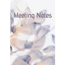 Meks Meeting Notes - Meeting Minutes, Sketching, Mind Maps - 6"x9"