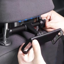 Meks Coverzone Araba Koltun Arkası Telefon ve Tablet Tutucu 360 Derece Dönebilen Dik ve Yatay Konumlandı