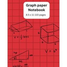 Meks Independently Published Graph Paper Notebook: 8.5 x 11 110 Pages Of Graph Paper For Math, Engineeri